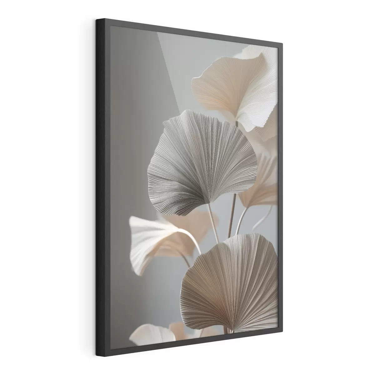 Poster Feuilles décoratives en forme d'éventail f49971