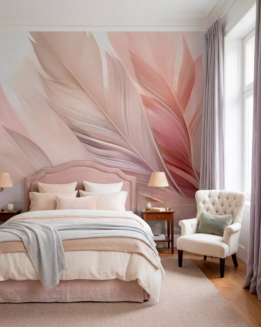 Papier peint Plumes w05793