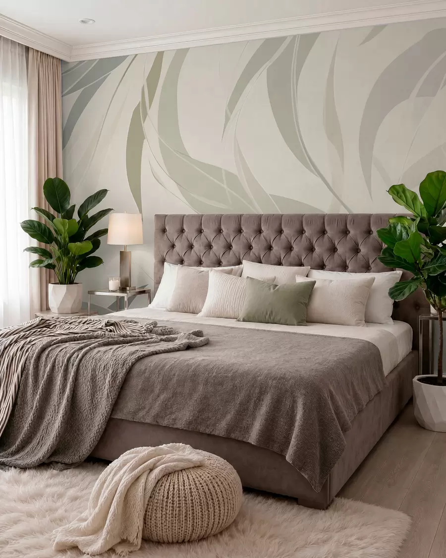 Papier peint Eucalyptus à feuilles pointues w05799
