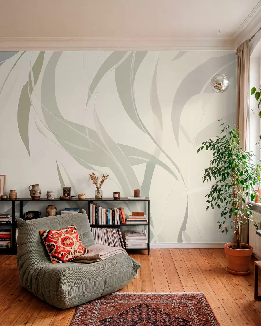 Papier peint Eucalyptus à feuilles pointues w05799