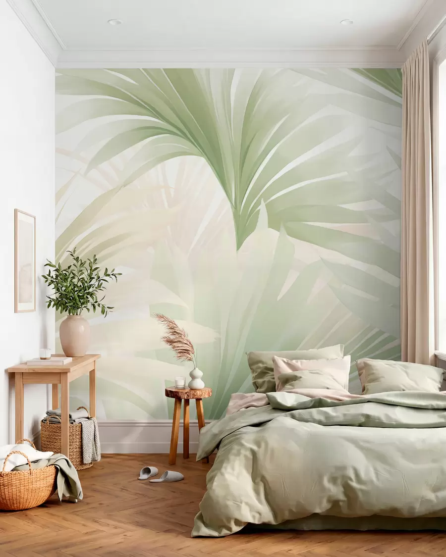 Papier peint Feuilles de palmier w05801