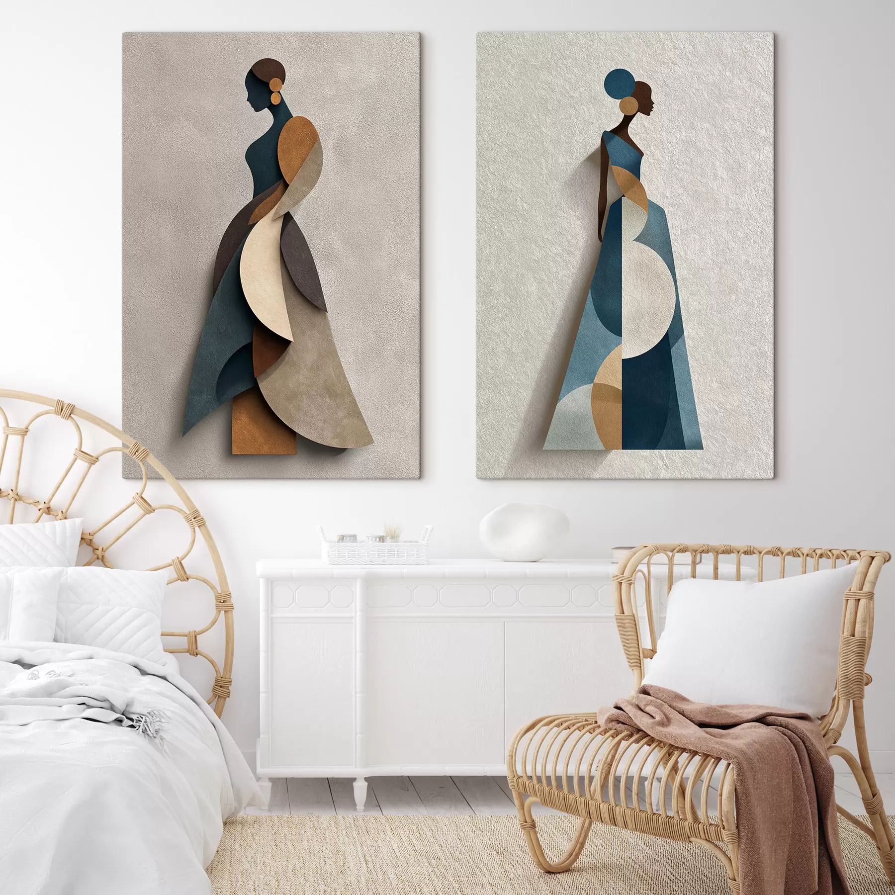 Tableau Silhouettes de mode m30797
