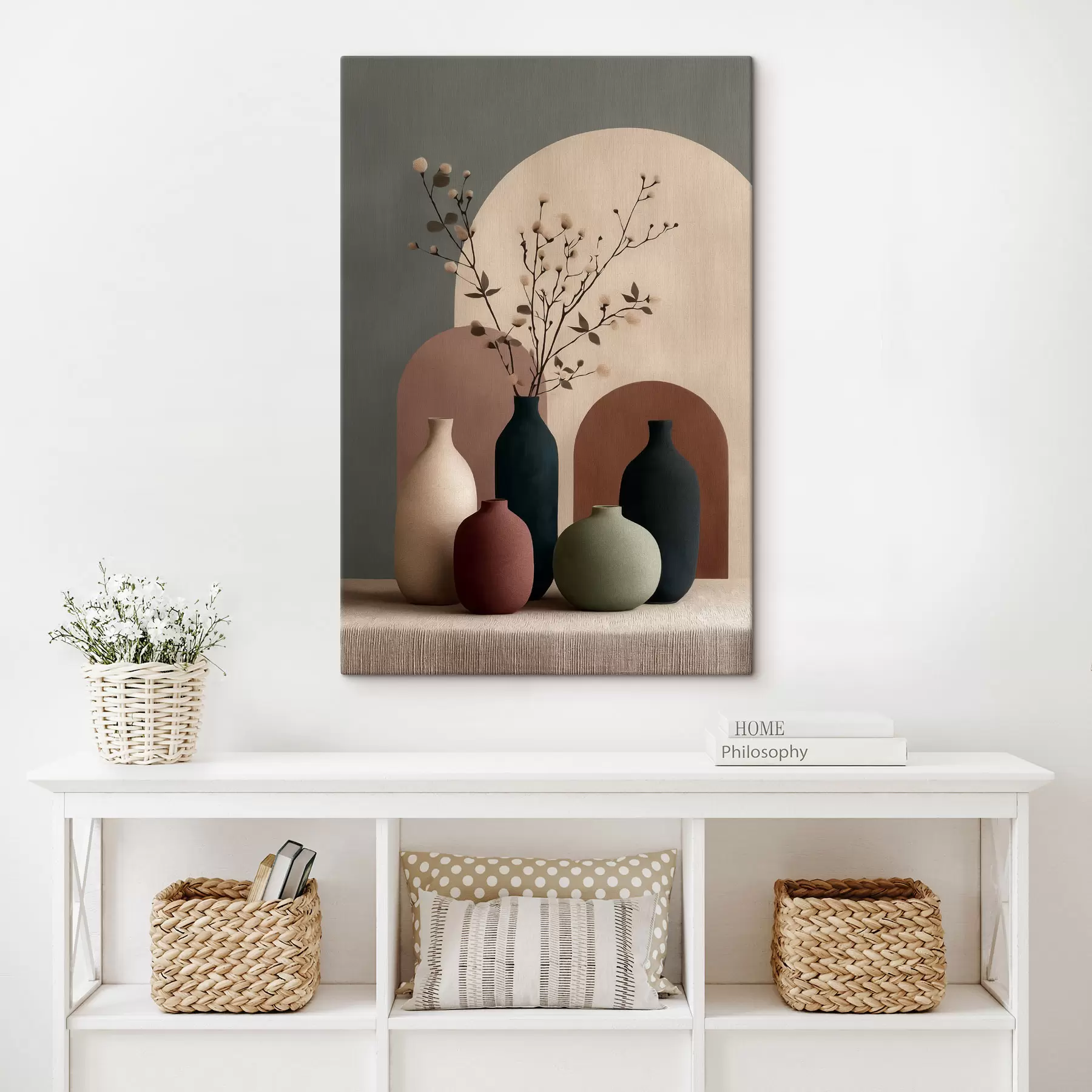 Tableau Nature morte en céramique s50100
