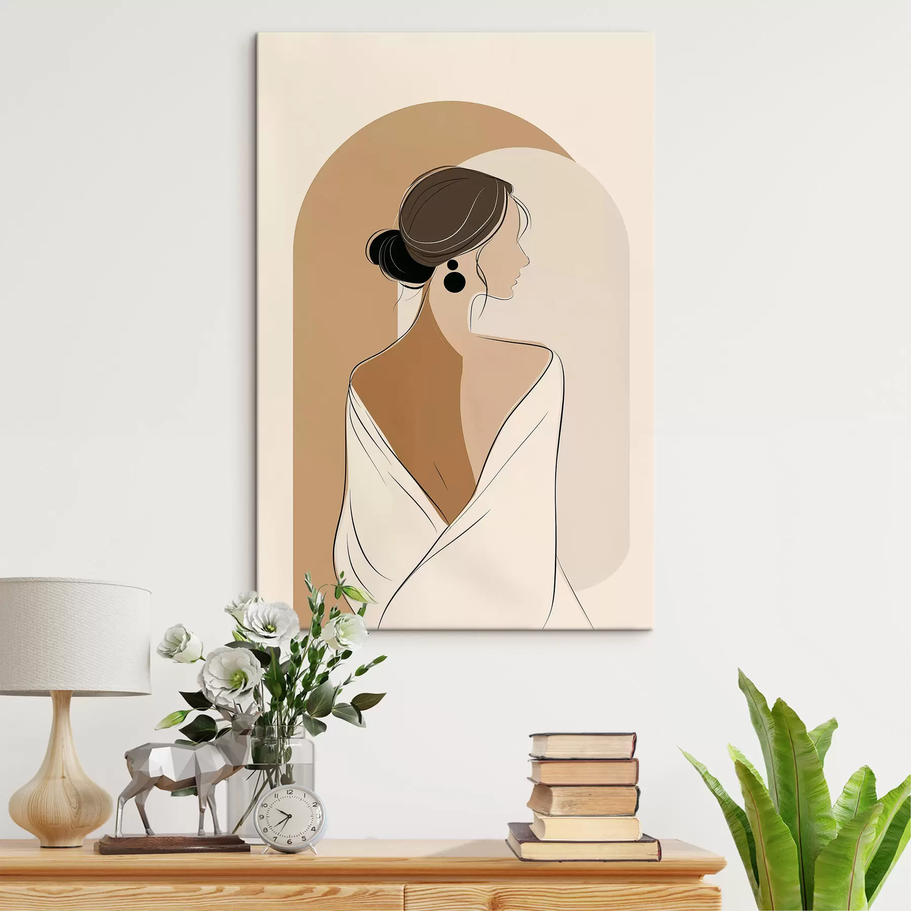 Tableau Une silhouette gracieuse s50102