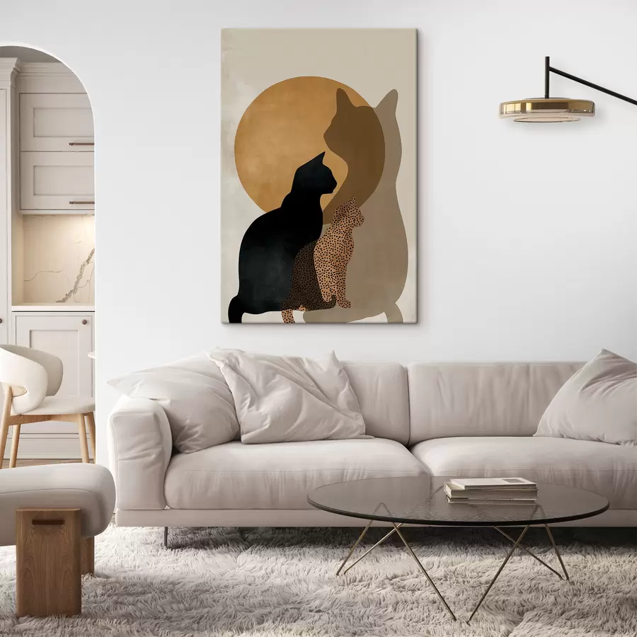 Tableau Jeu de silhouettes s50104