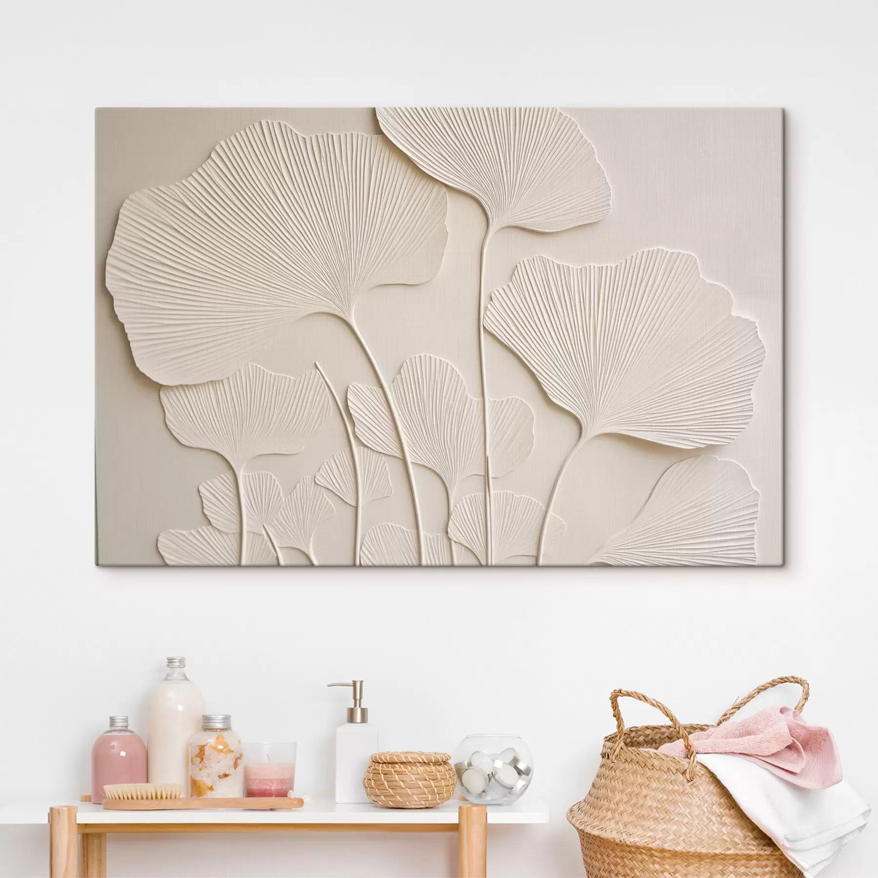 Tableau Feuillage en relief s50113