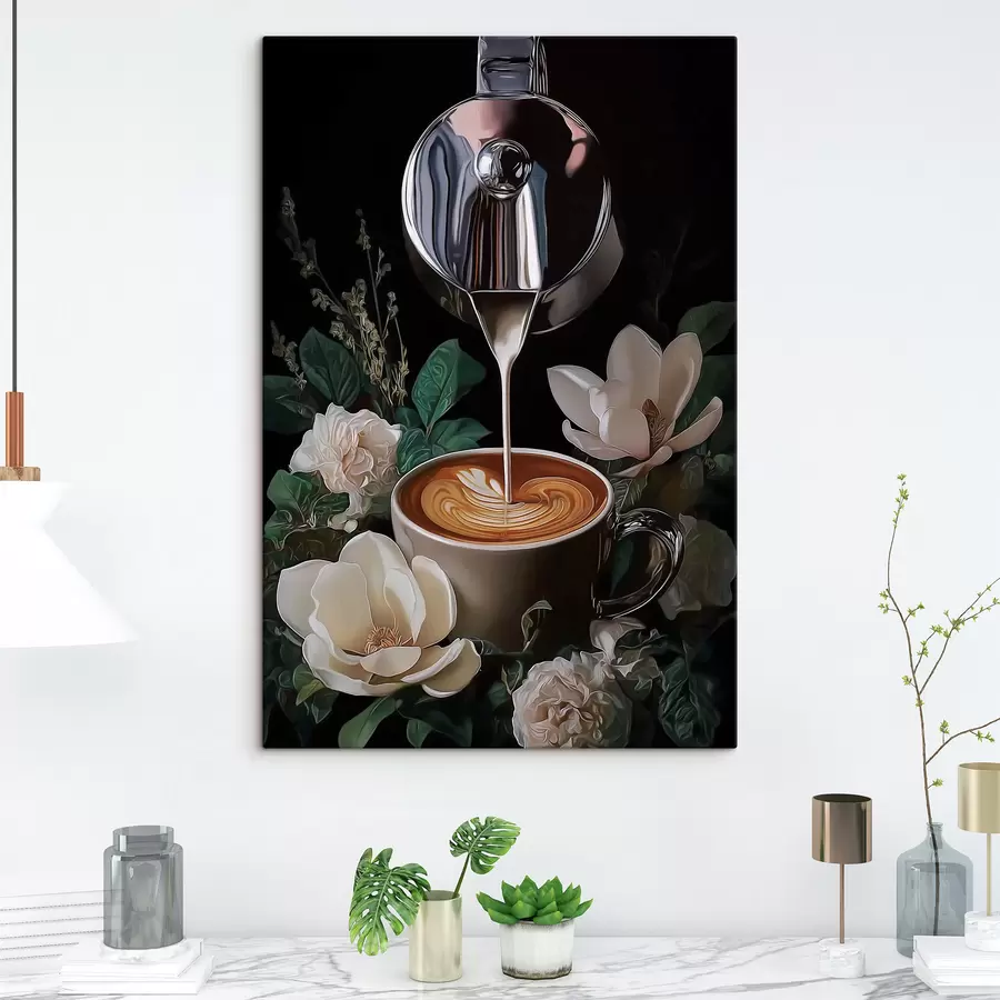 Tableau Nature morte au café s50123