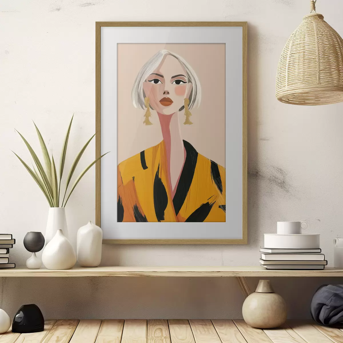 Poster Portrait moderne f50096