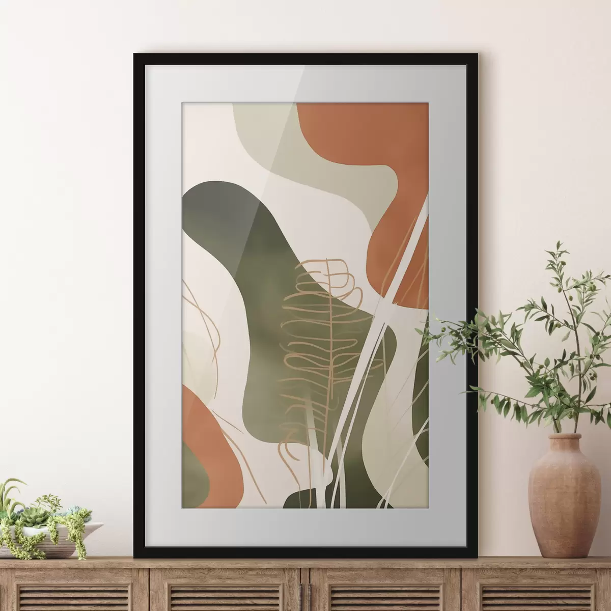 Poster Abstraction naturelle f50097