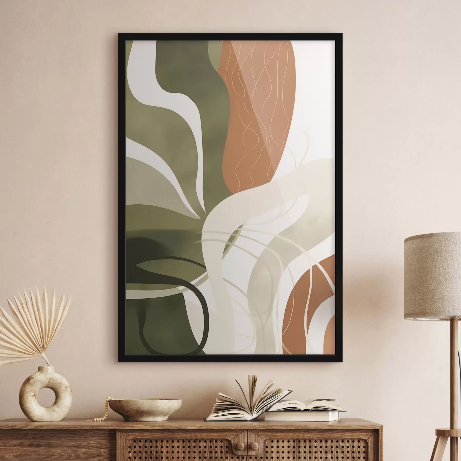 Papier peint Composition organique f50098