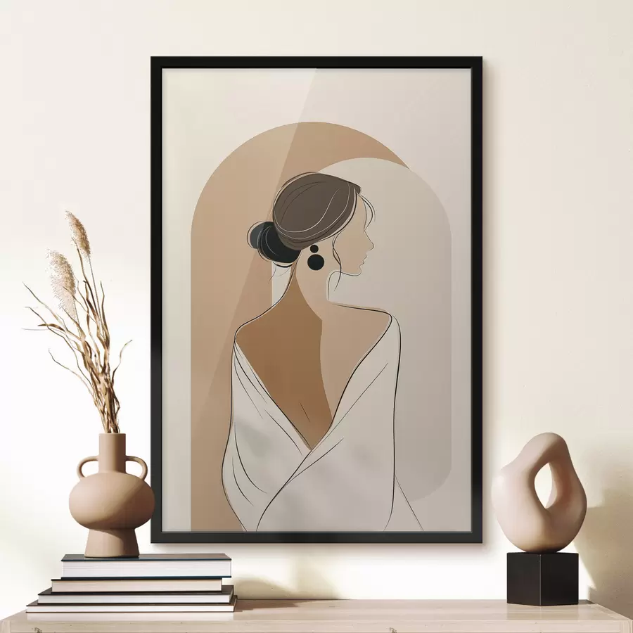 Papier peint Une silhouette gracieuse f50102