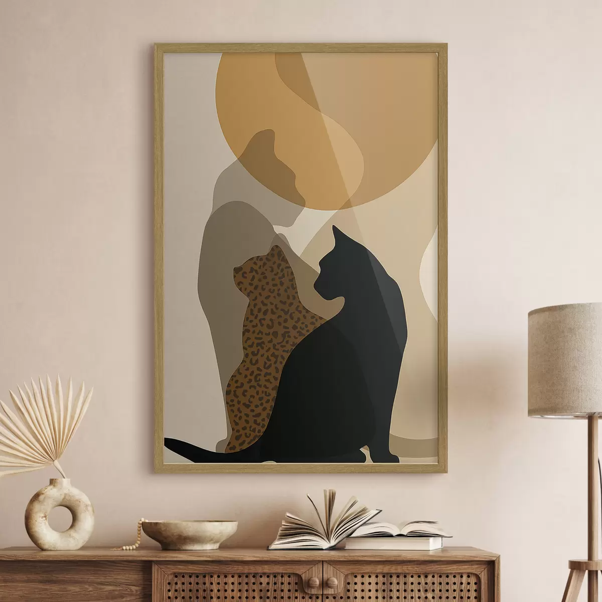 Poster Les ombres des chats f50103