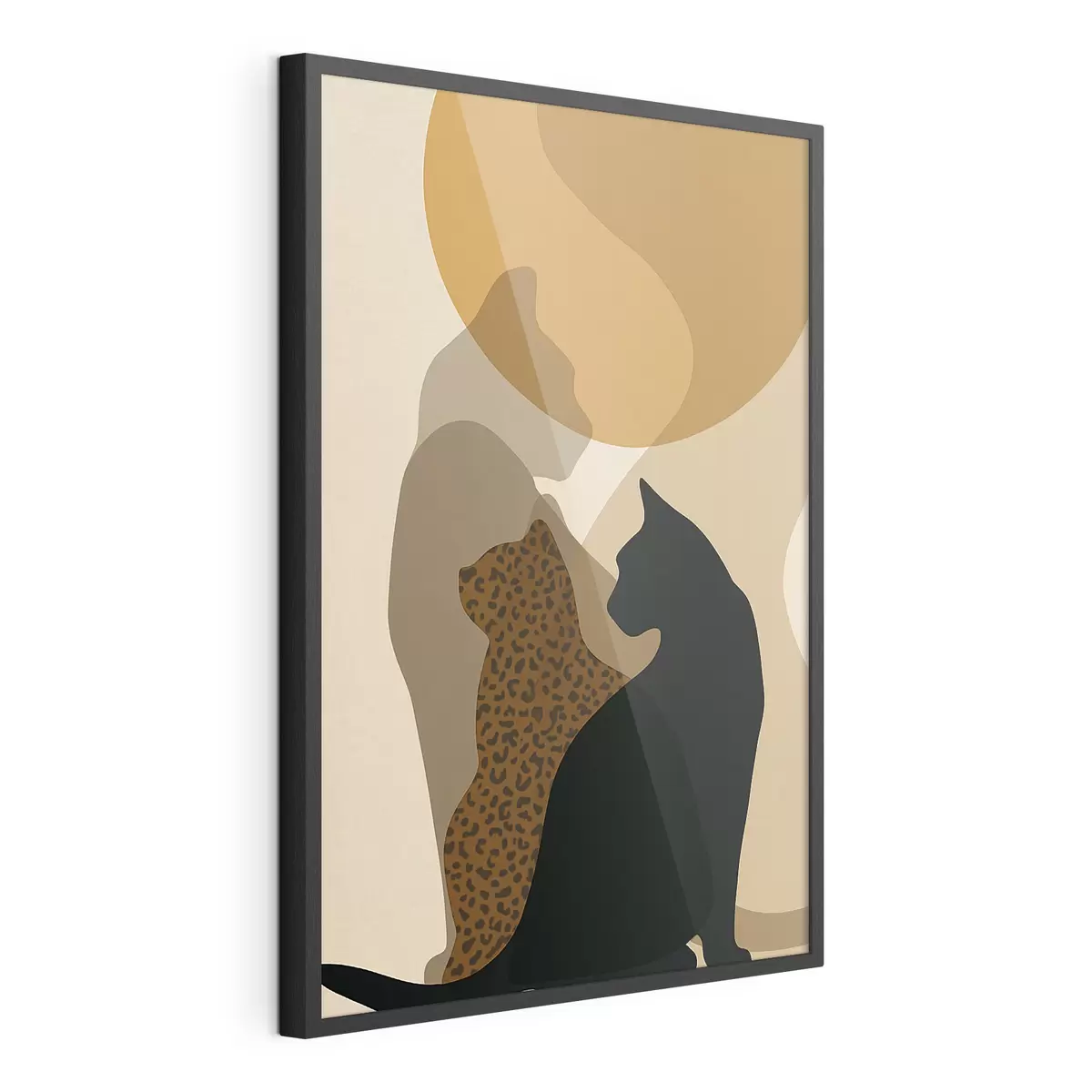 Poster Les ombres des chats f50103