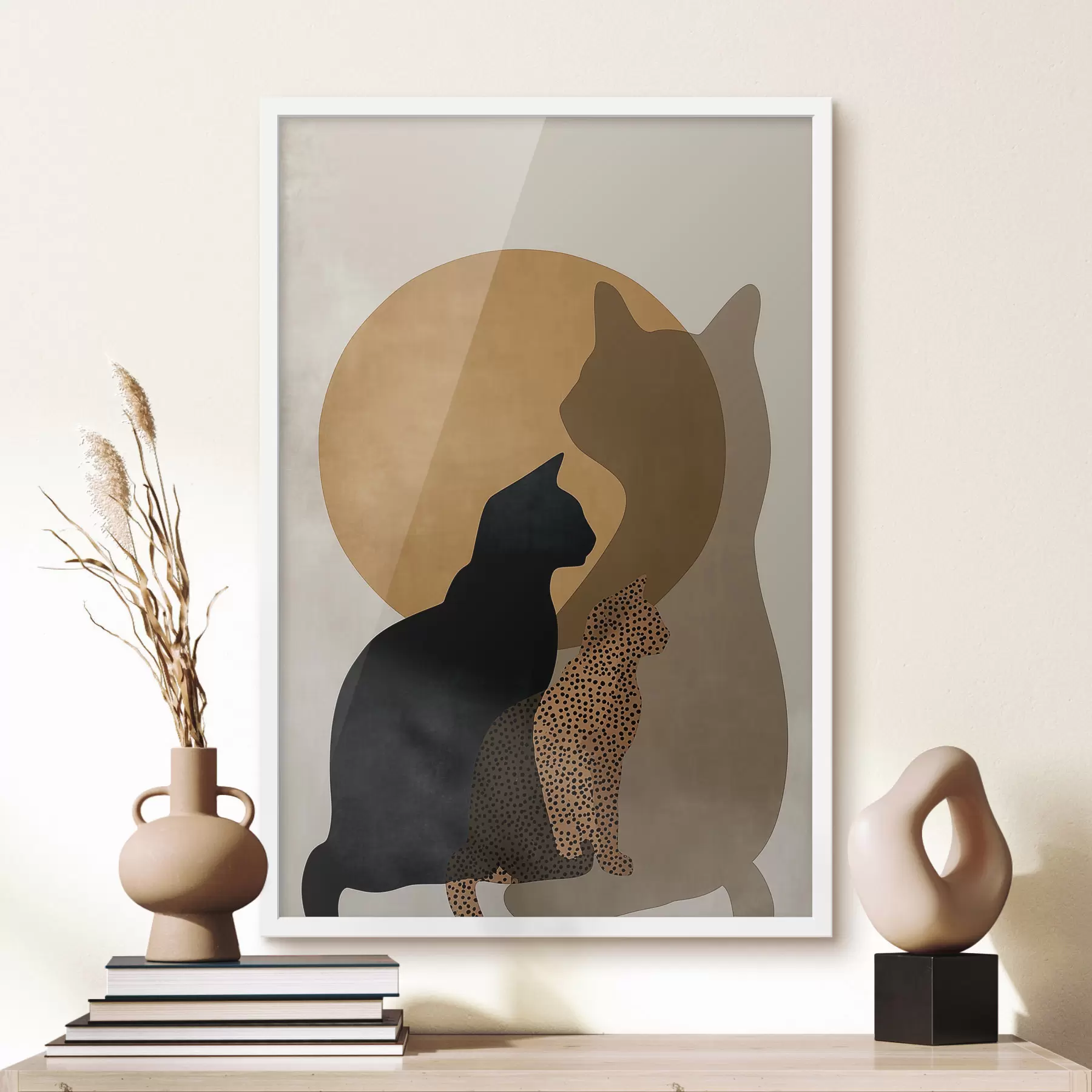 Papier peint Jeu de silhouettes f50104