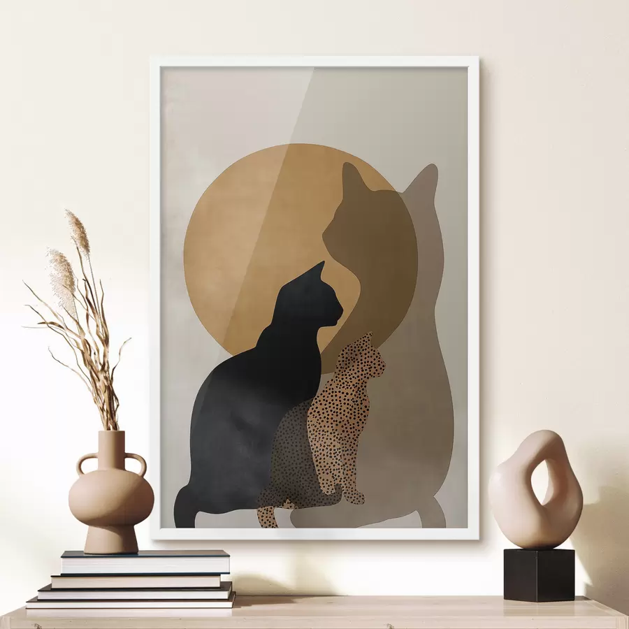 Papier peint Jeu de silhouettes f50104
