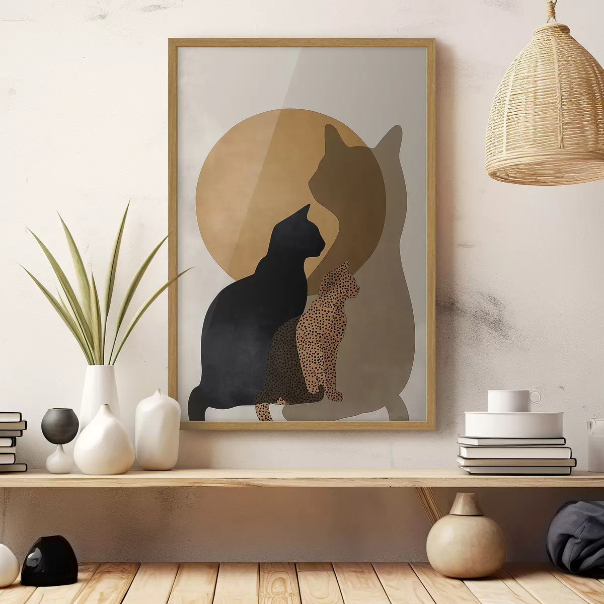 Poster Jeu de silhouettes f50104