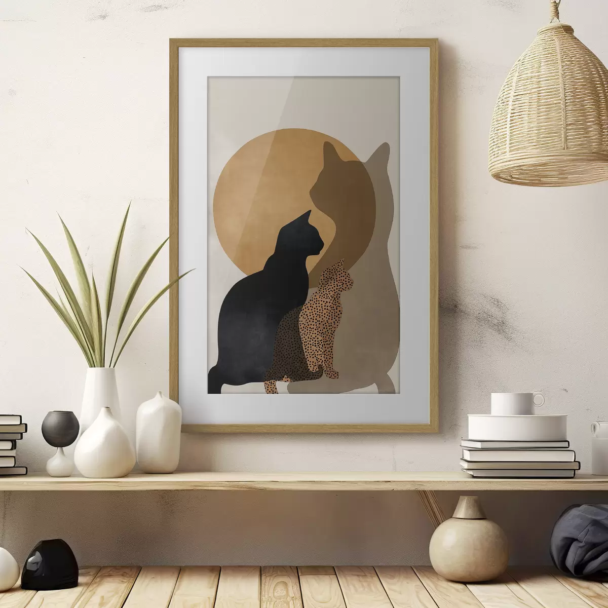 Poster Jeu de silhouettes f50104