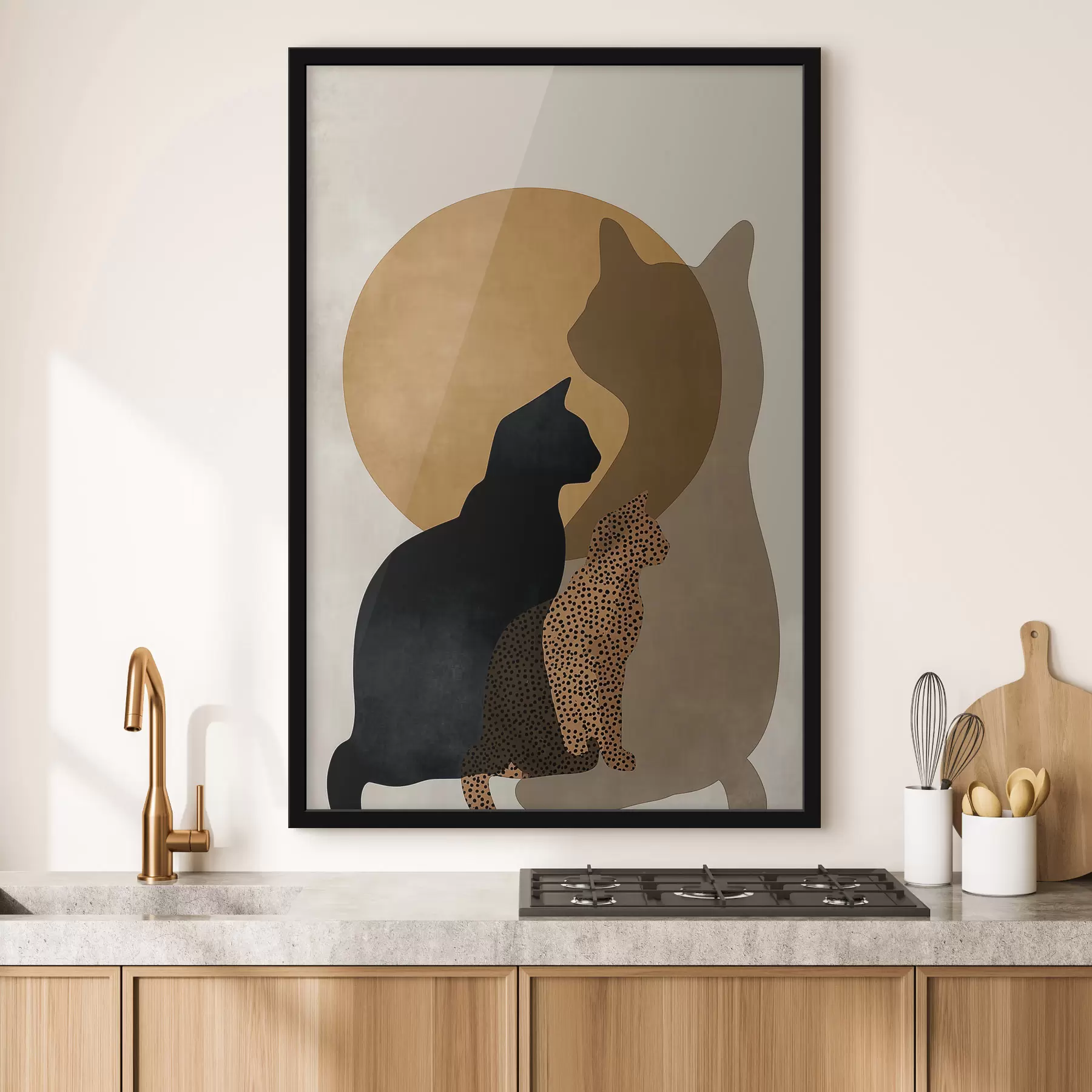 Papier peint Jeu de silhouettes f50104