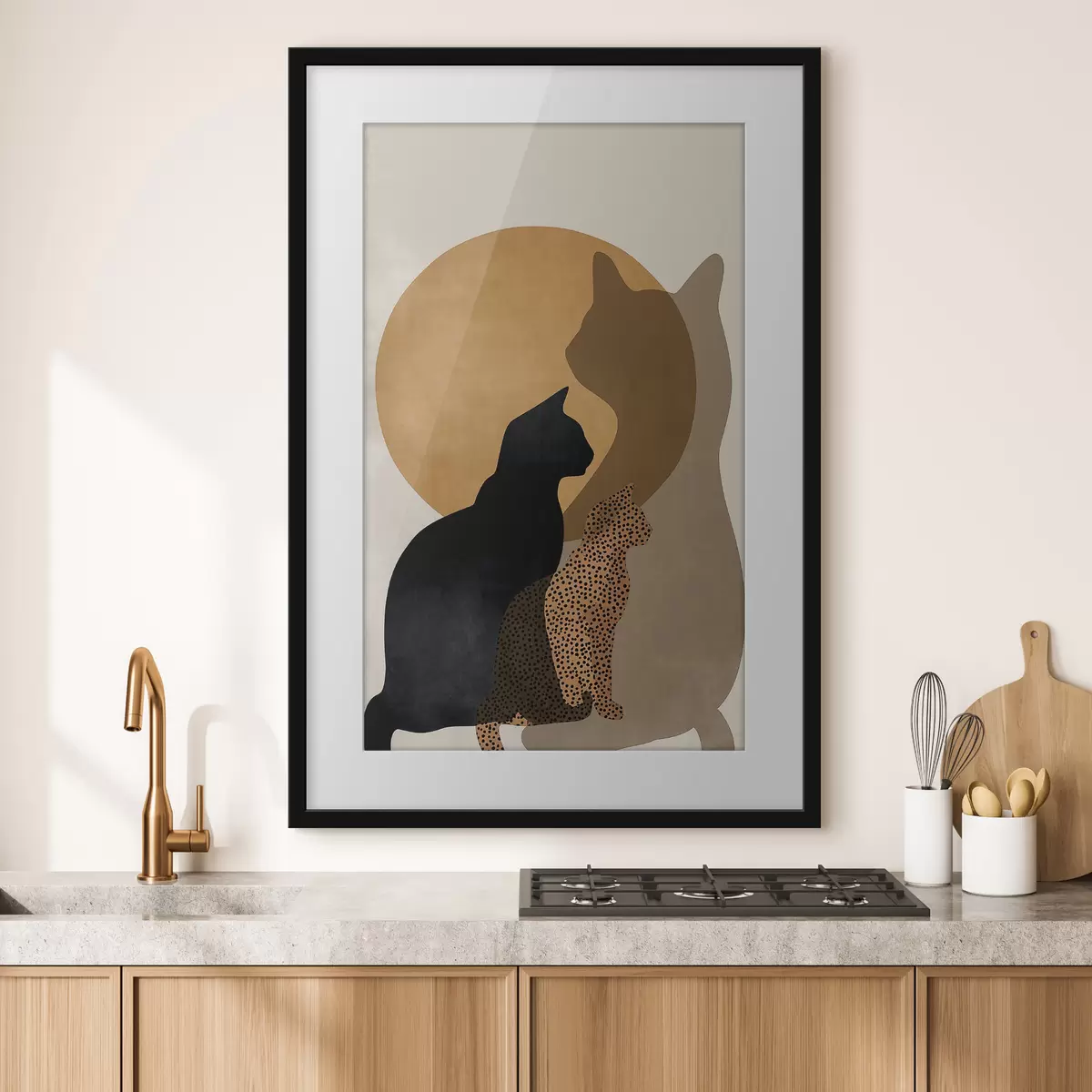 Poster Jeu de silhouettes f50104
