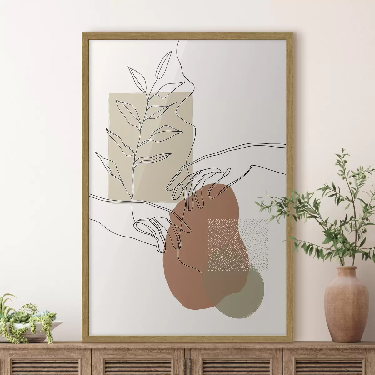 Poster L'harmonie des lignes f50107