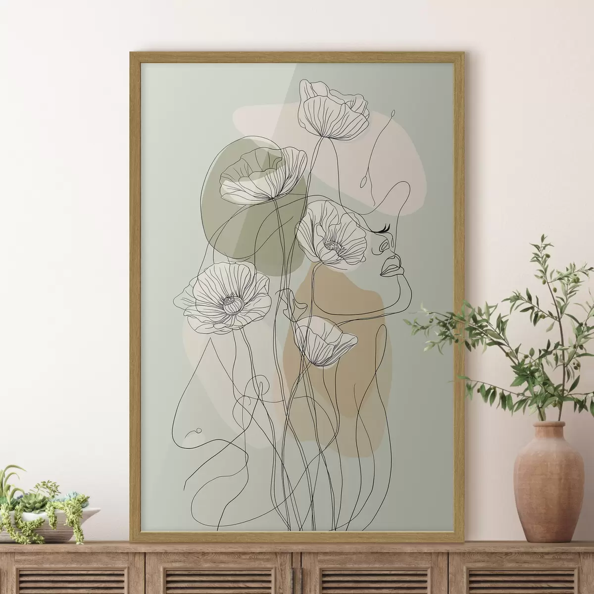 Poster Femme et caresse f50109