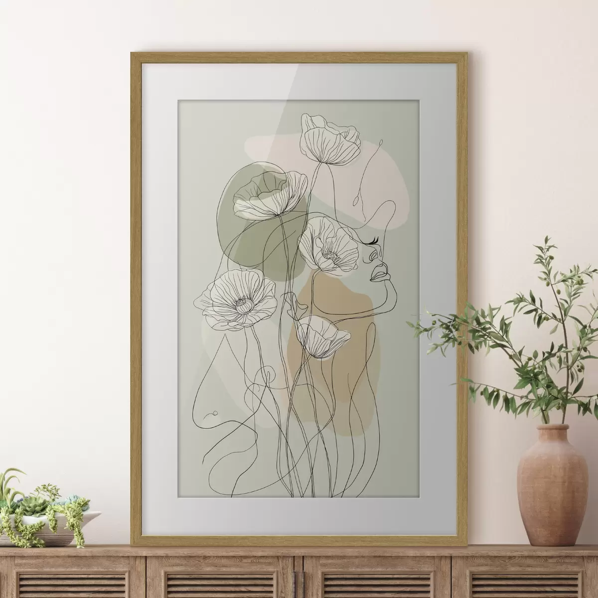 Poster Femme et caresse f50109