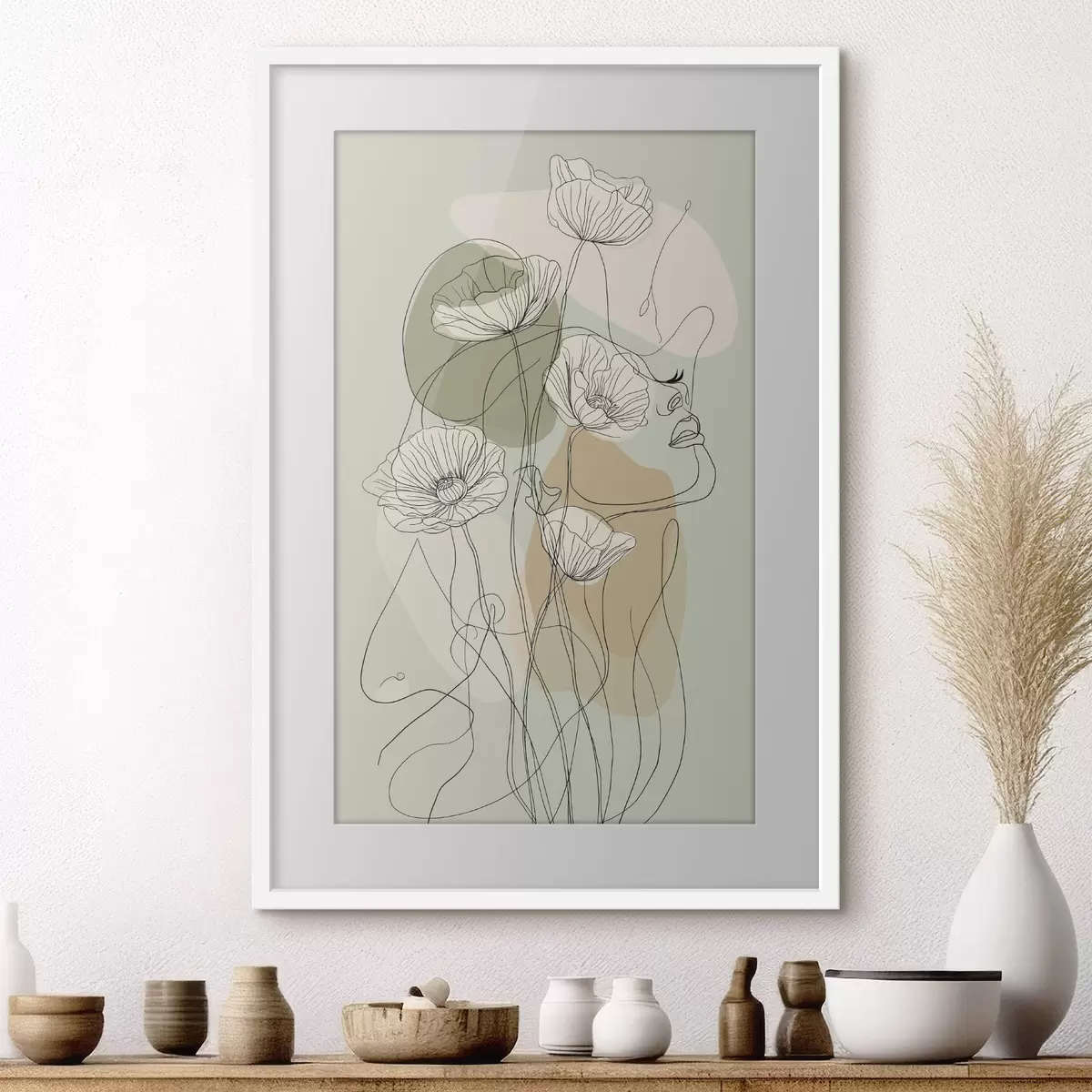 Poster Femme et caresse f50109