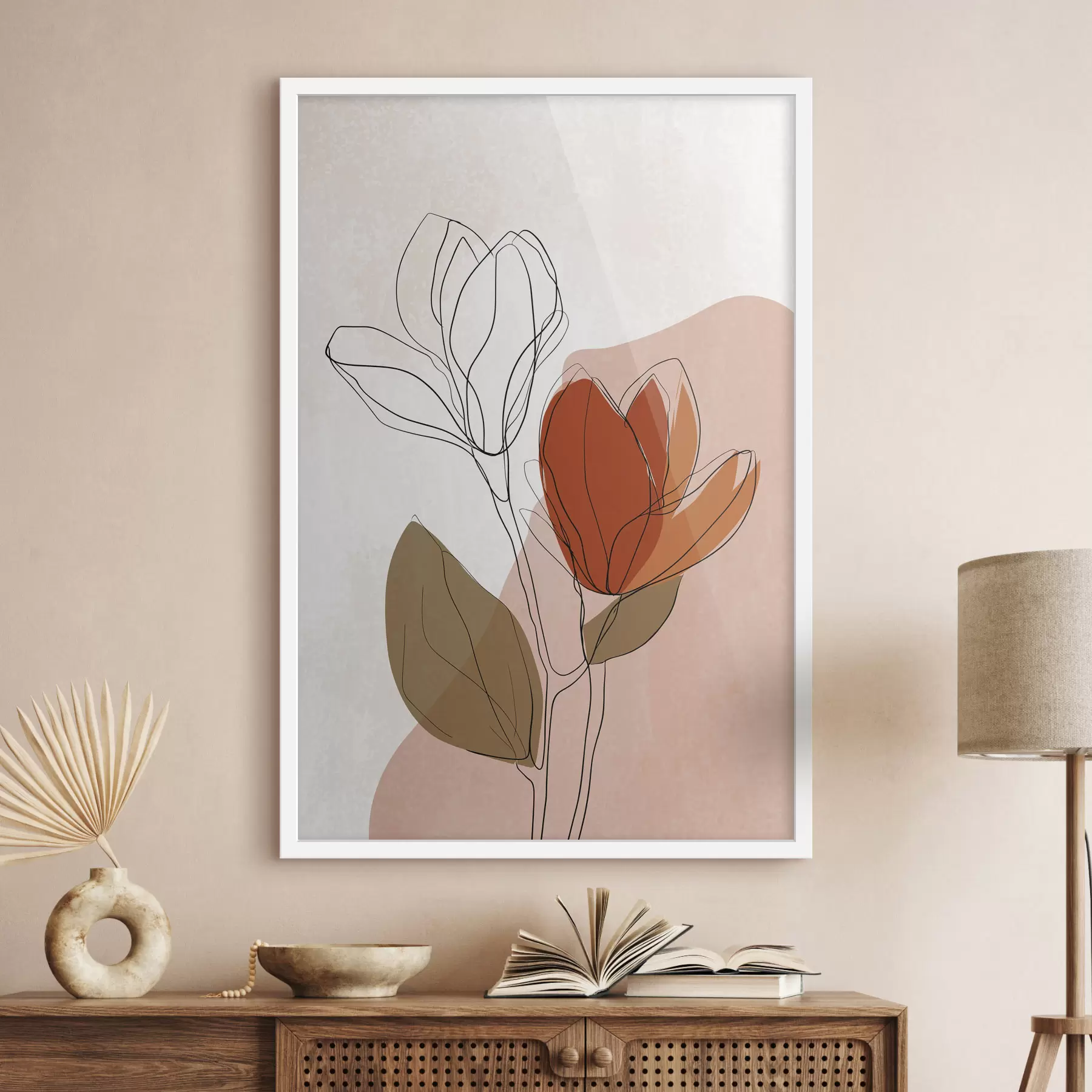 Papier peint Étude botanique f50110