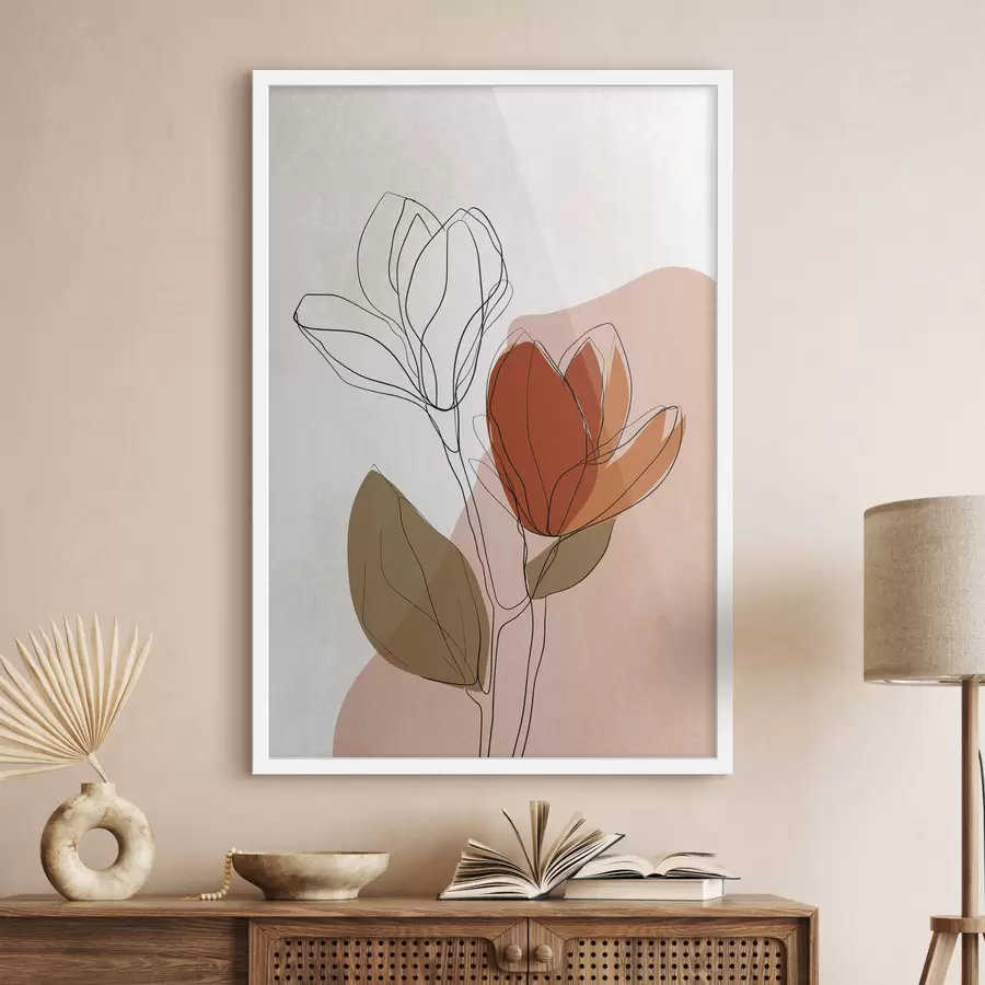 Papier peint Étude botanique f50110