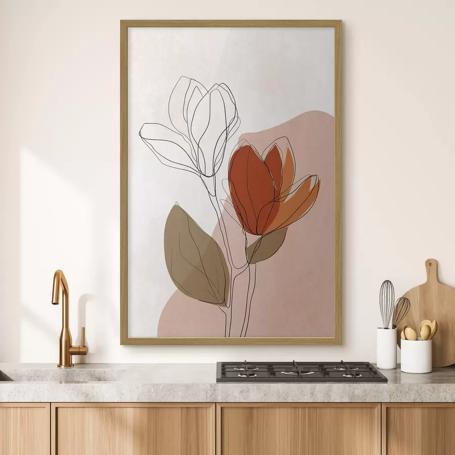 Papier peint Étude botanique f50110