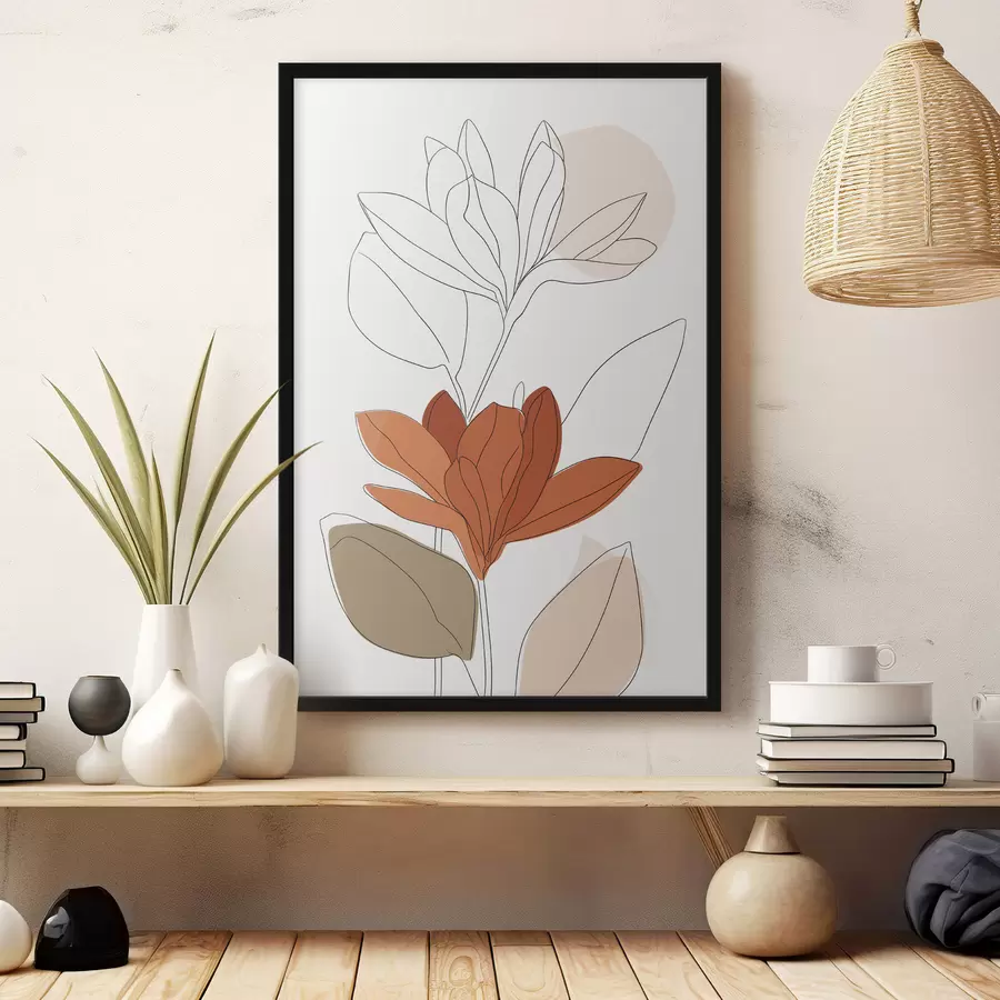 Papier peint Fleur délicate f50111