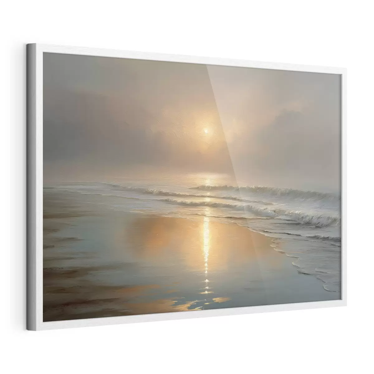 Poster Lever de soleil sur la mer f50114