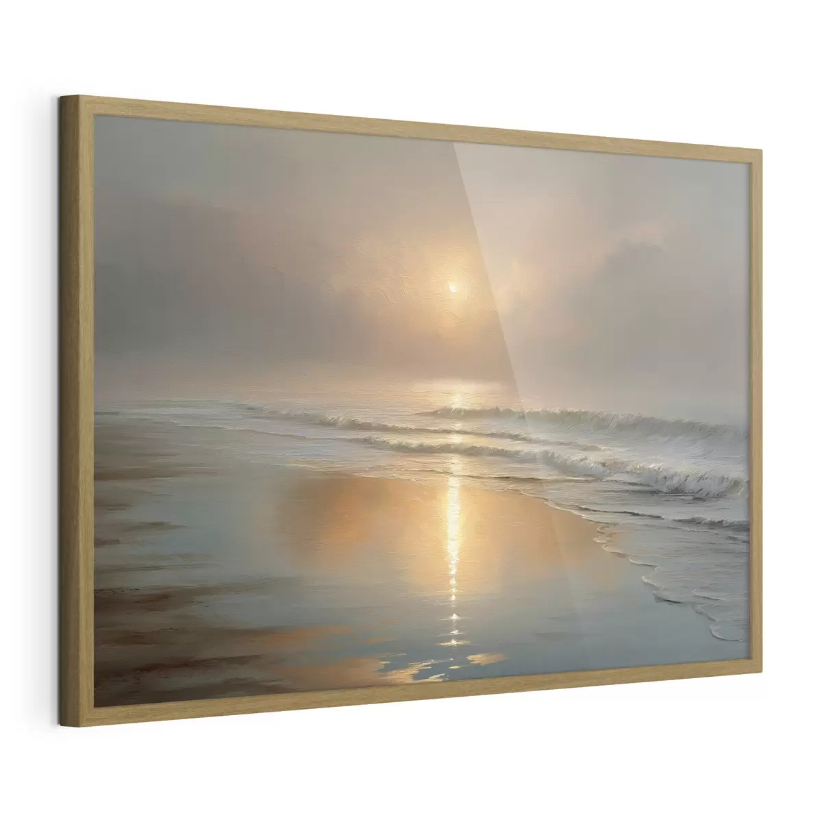 Poster Lever de soleil sur la mer f50114