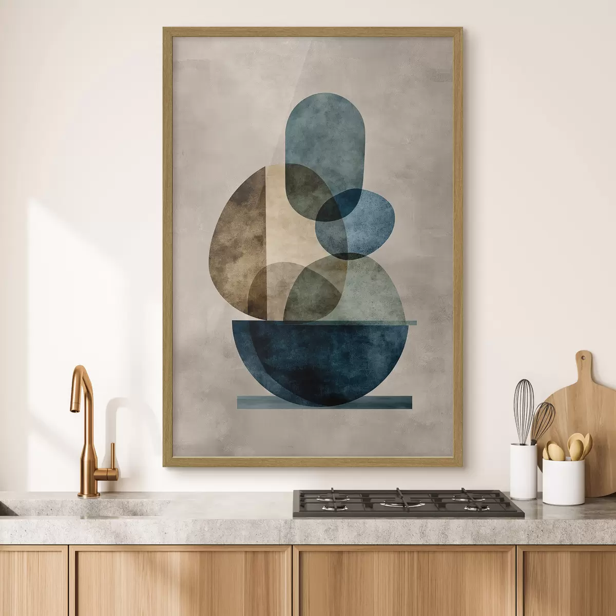 Poster Harmonie géométrique f50116