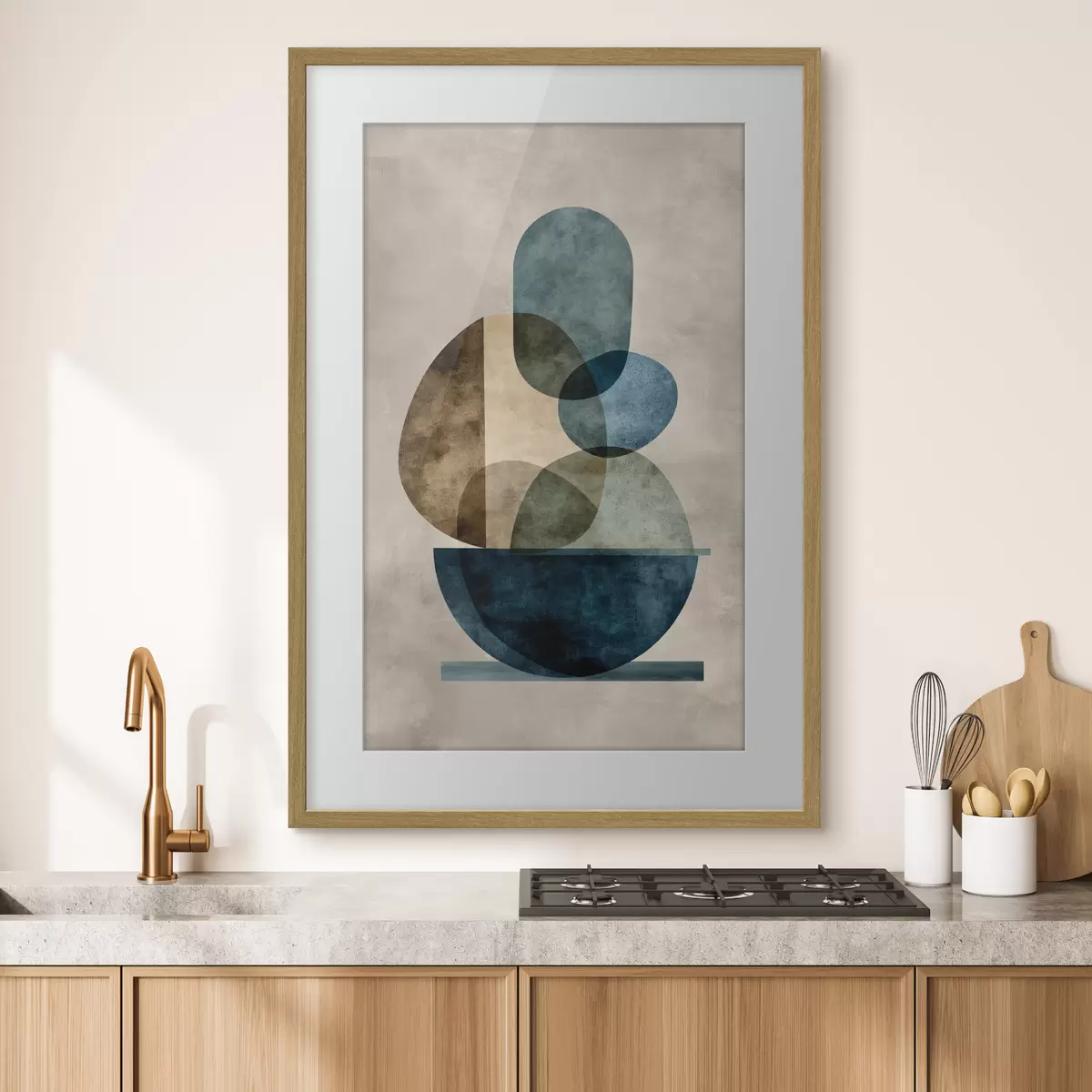 Poster Harmonie géométrique f50116