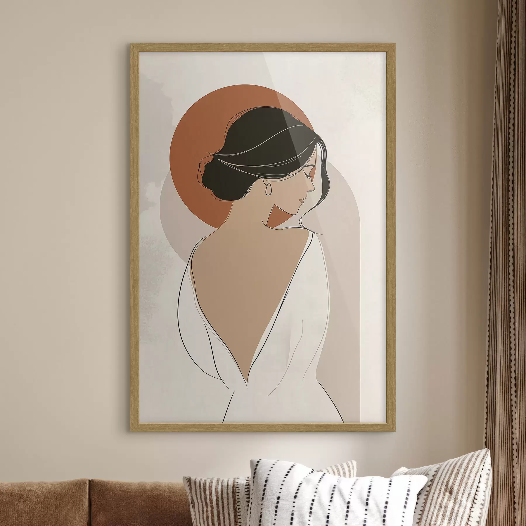 Papier peint Femme et grâce f50121