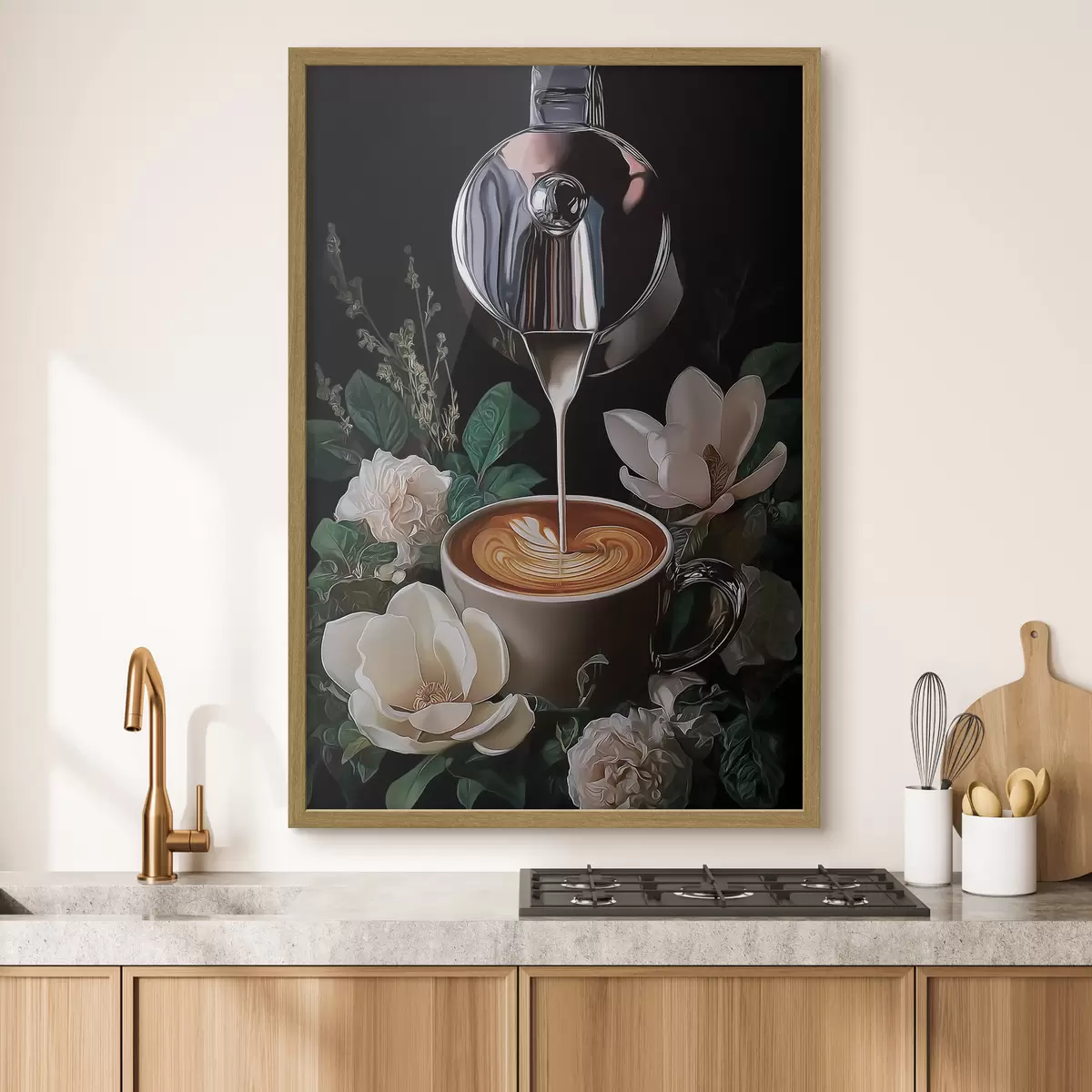 Poster Nature morte au café f50123