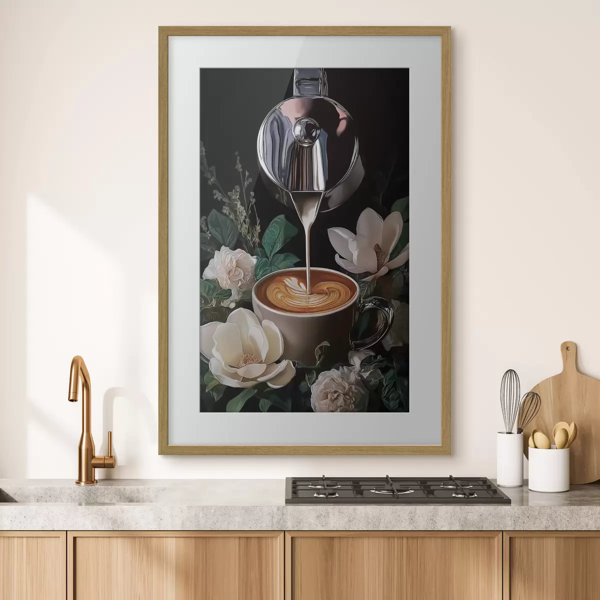 Poster Nature morte au café f50123