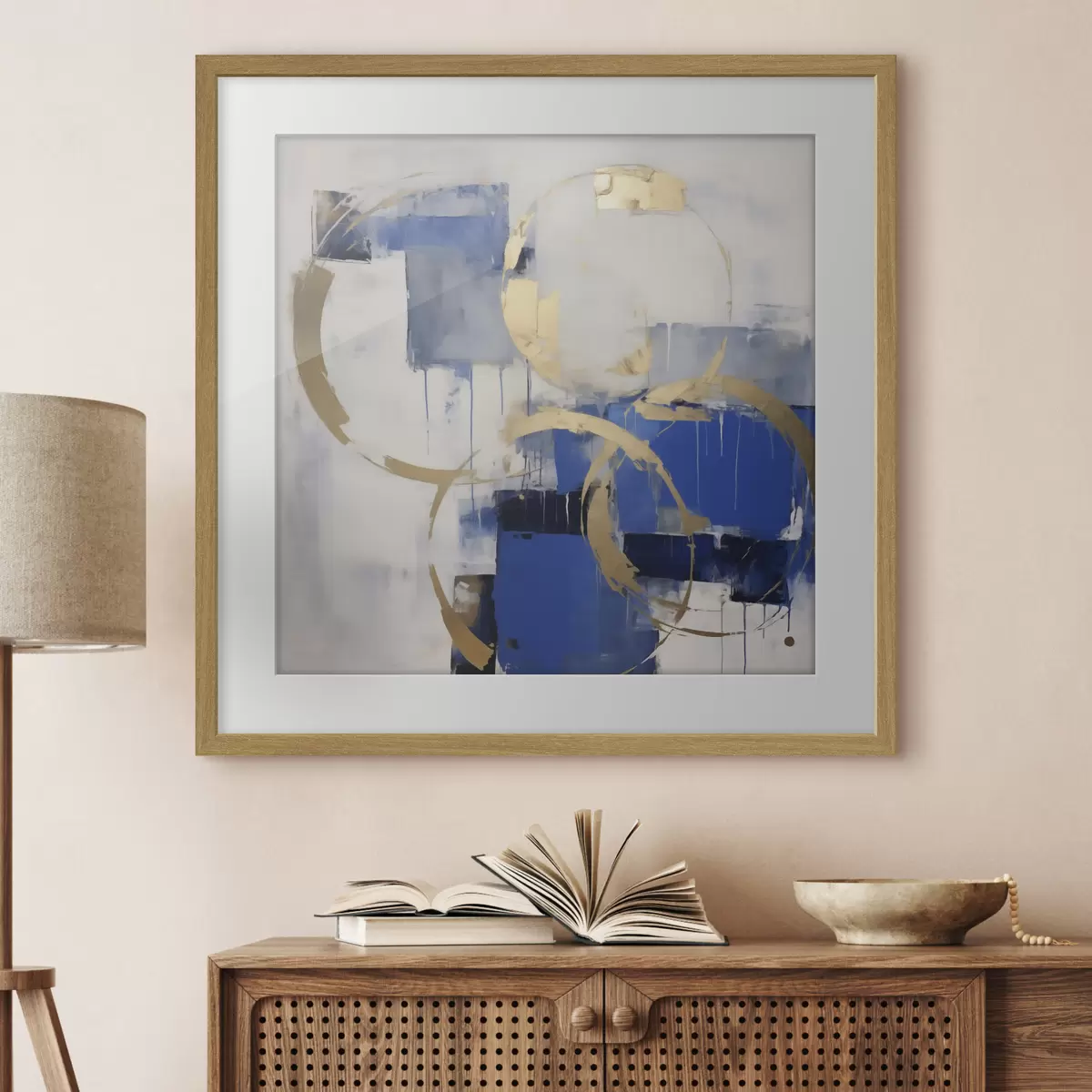 Poster Cercles et étincelle f50149