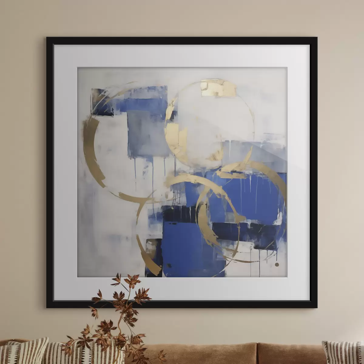 Poster Cercles et étincelle f50149