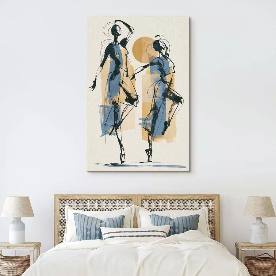 Tableau Un couple qui danse s50083