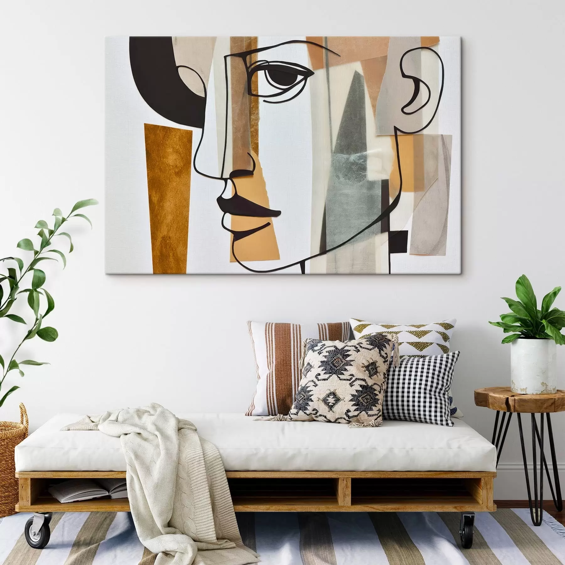 Tableau Visage abstrait s50084