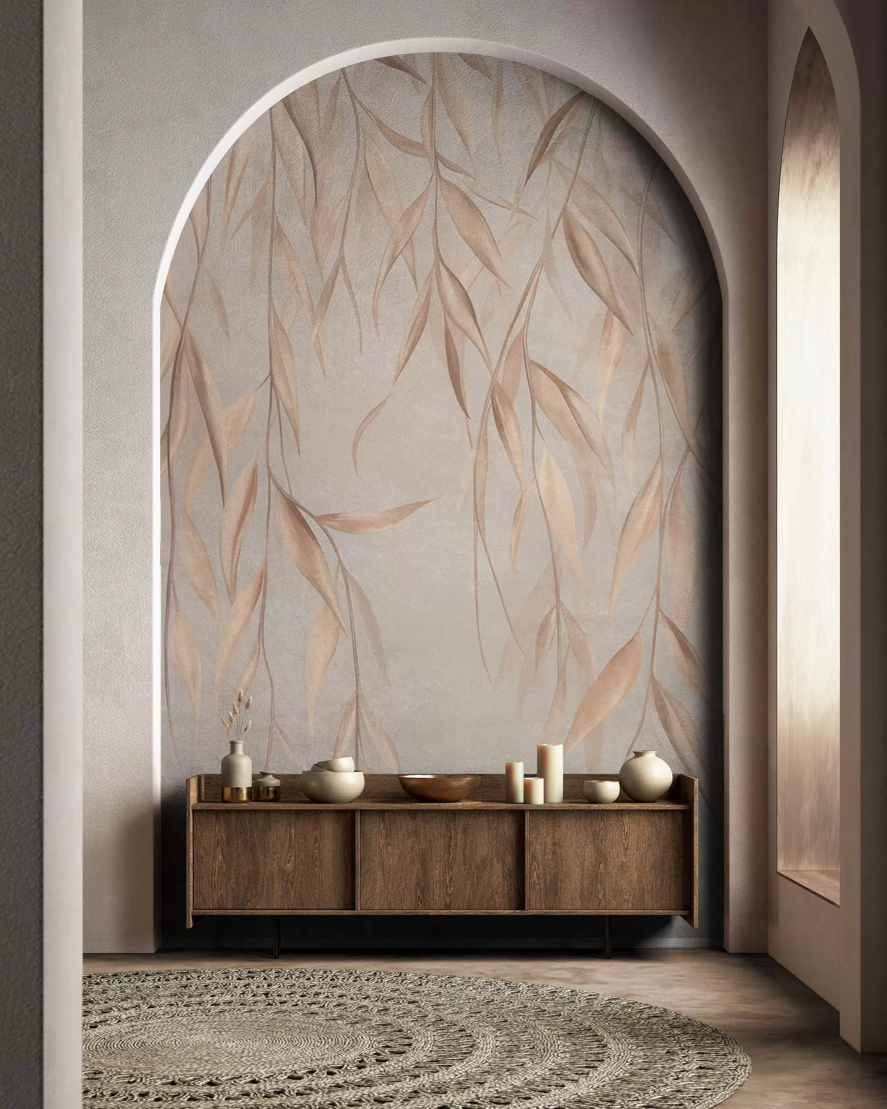 Papier peint Saule sable w09980