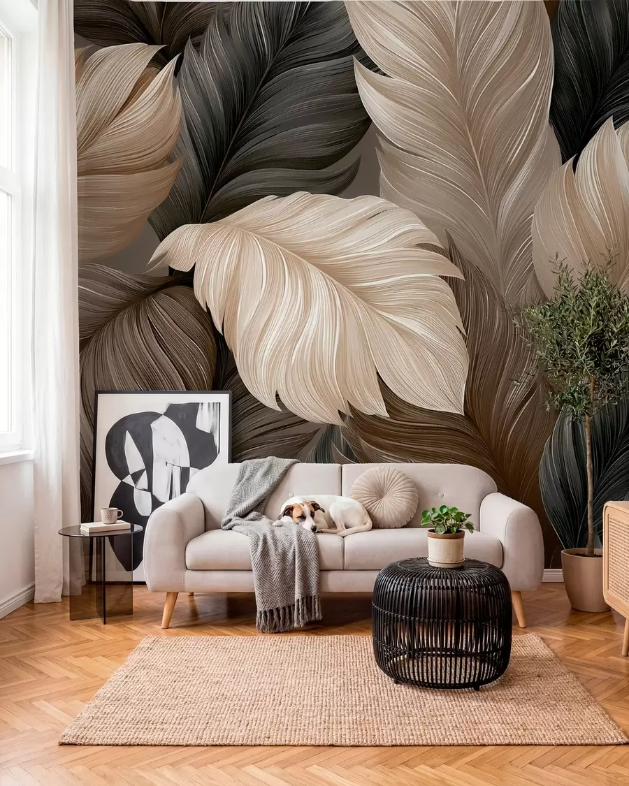 Papier peint Plumes w05767