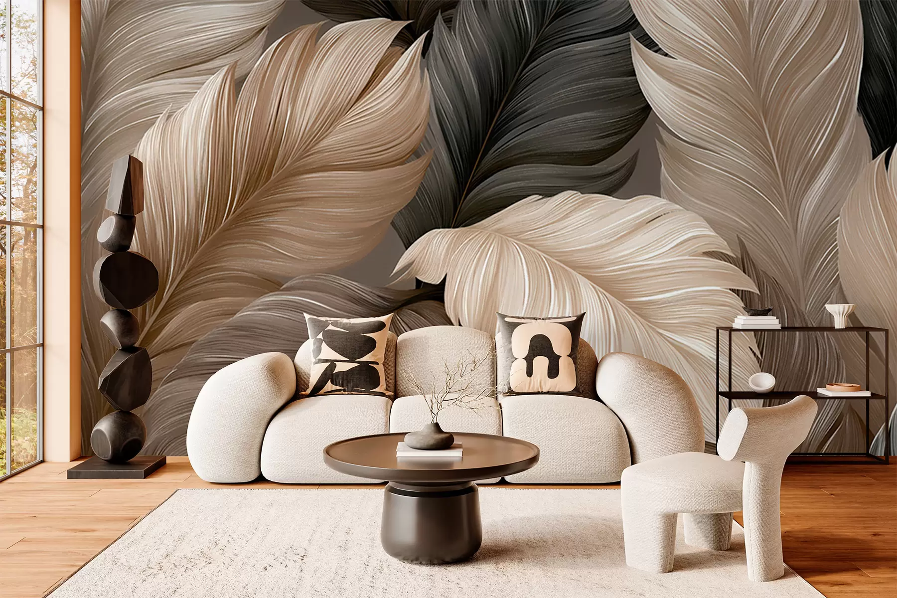 Papier peint Plumes w05767