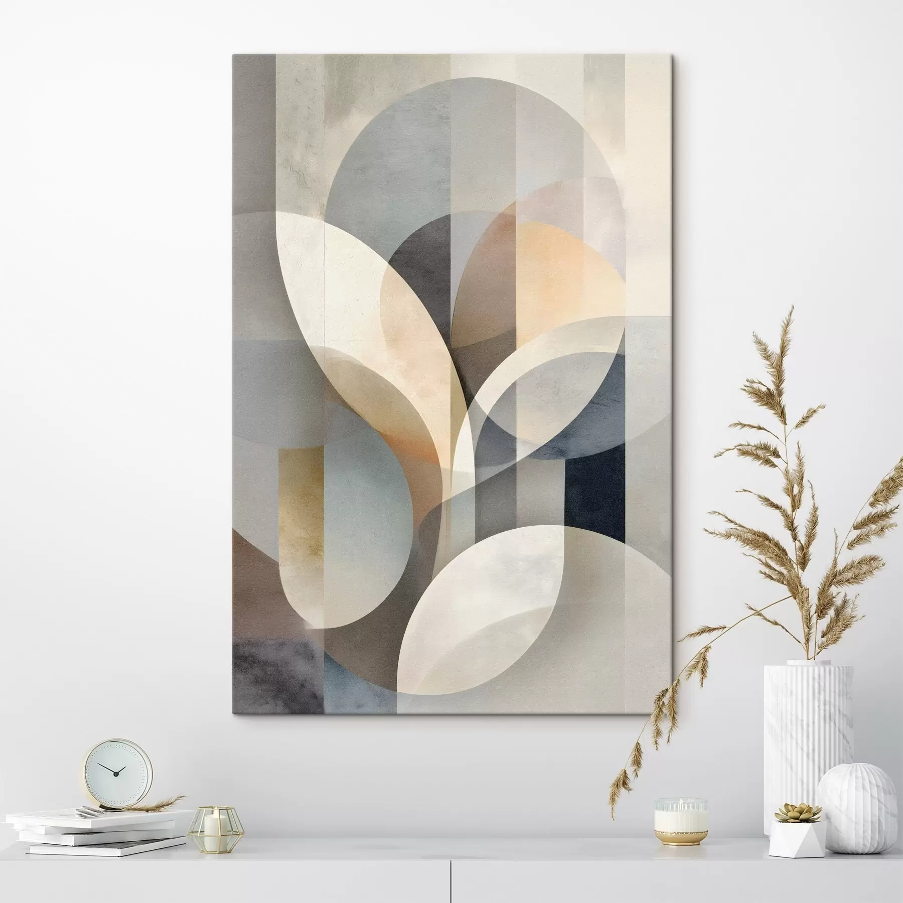 Tableau Stylisation abstraite de plantes s49943