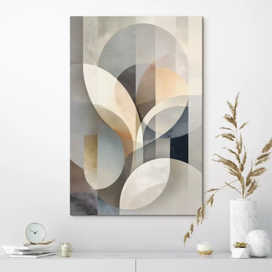Tableau Stylisation abstraite de plantes s49943