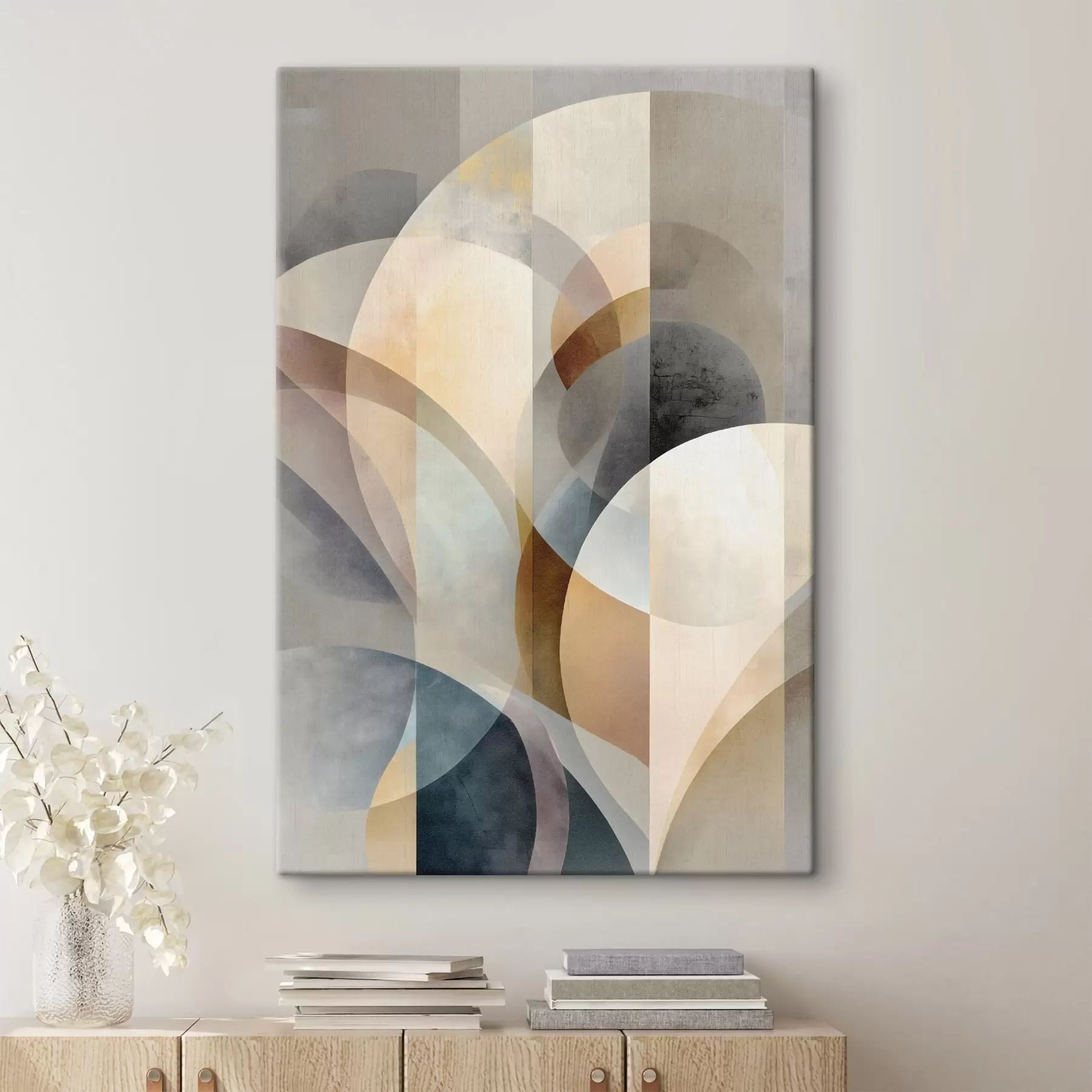 Tableau Stylisation abstraite de plantes s49944