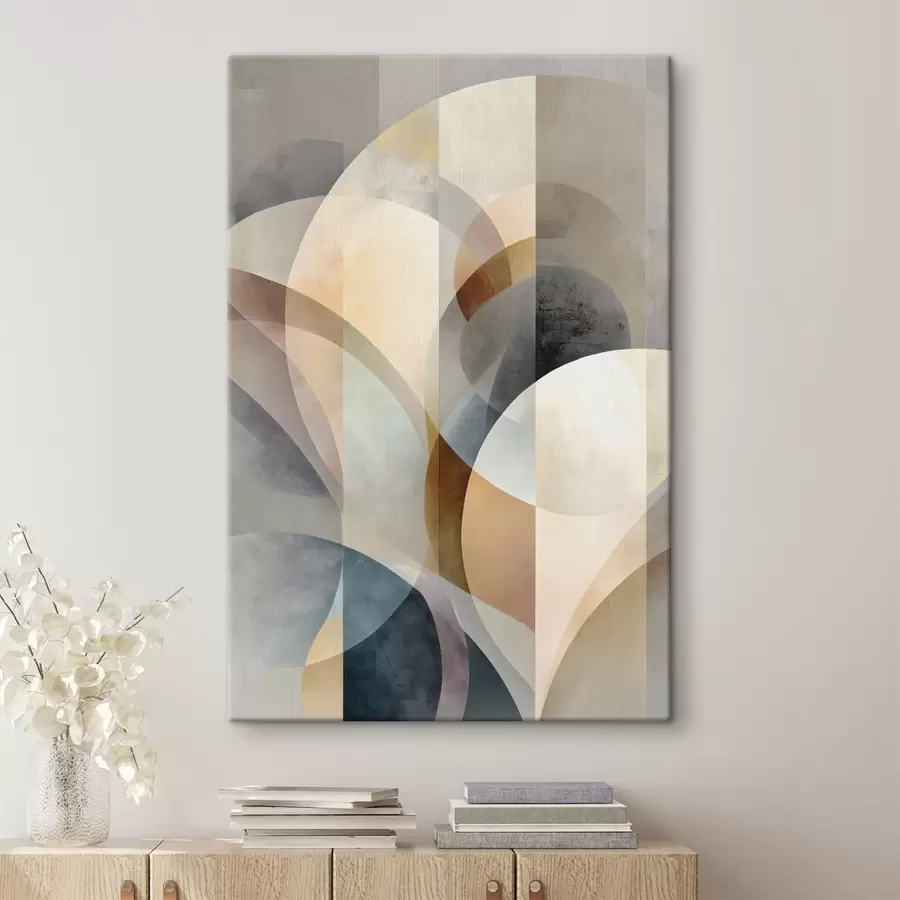 Tableau Stylisation abstraite de plantes s49944