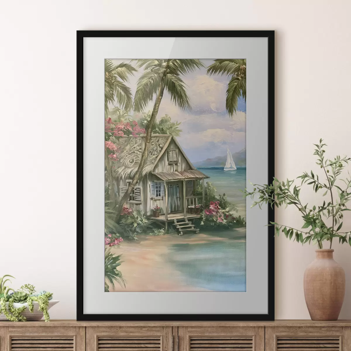 Poster Mer et lueur f49936